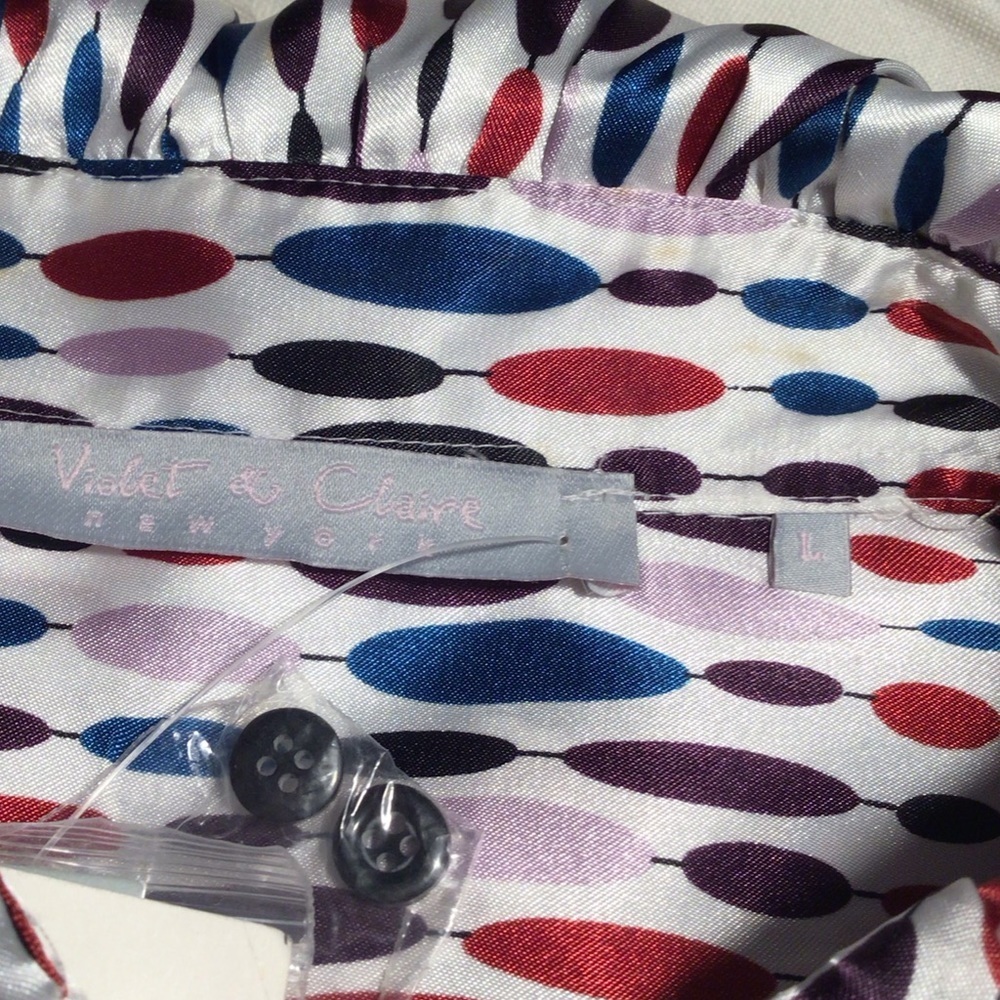 NEWT VIOLET AND CLAIR BLOUSE - Picture 9 of 15